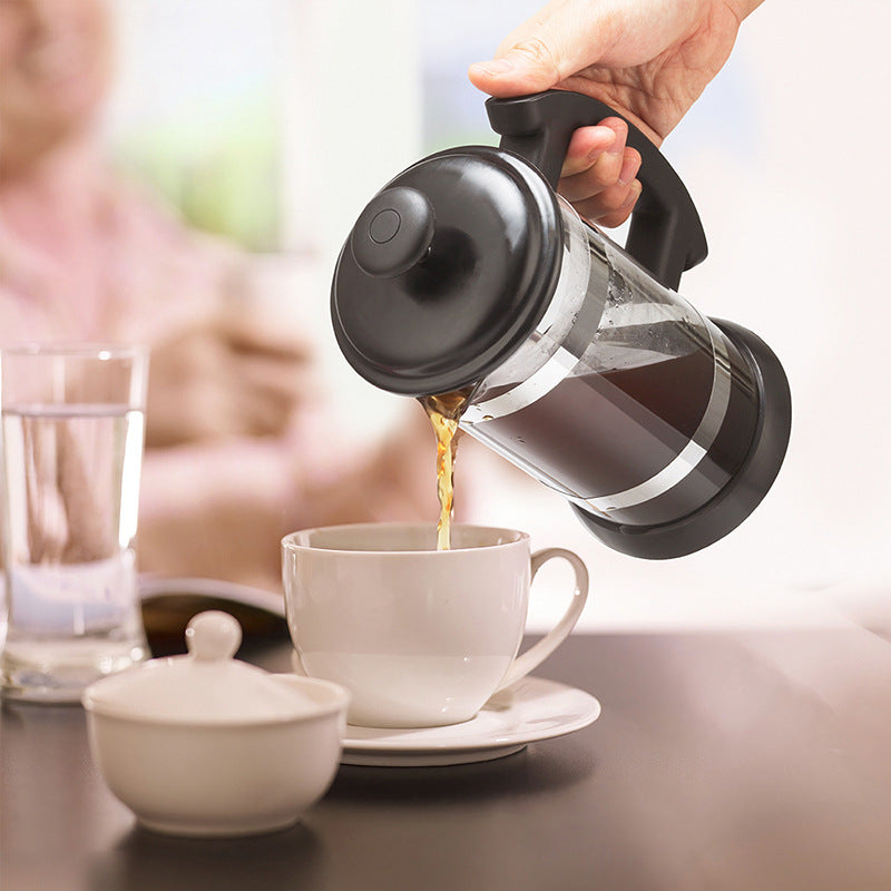French Press 1000ML Glass Coffee Pot