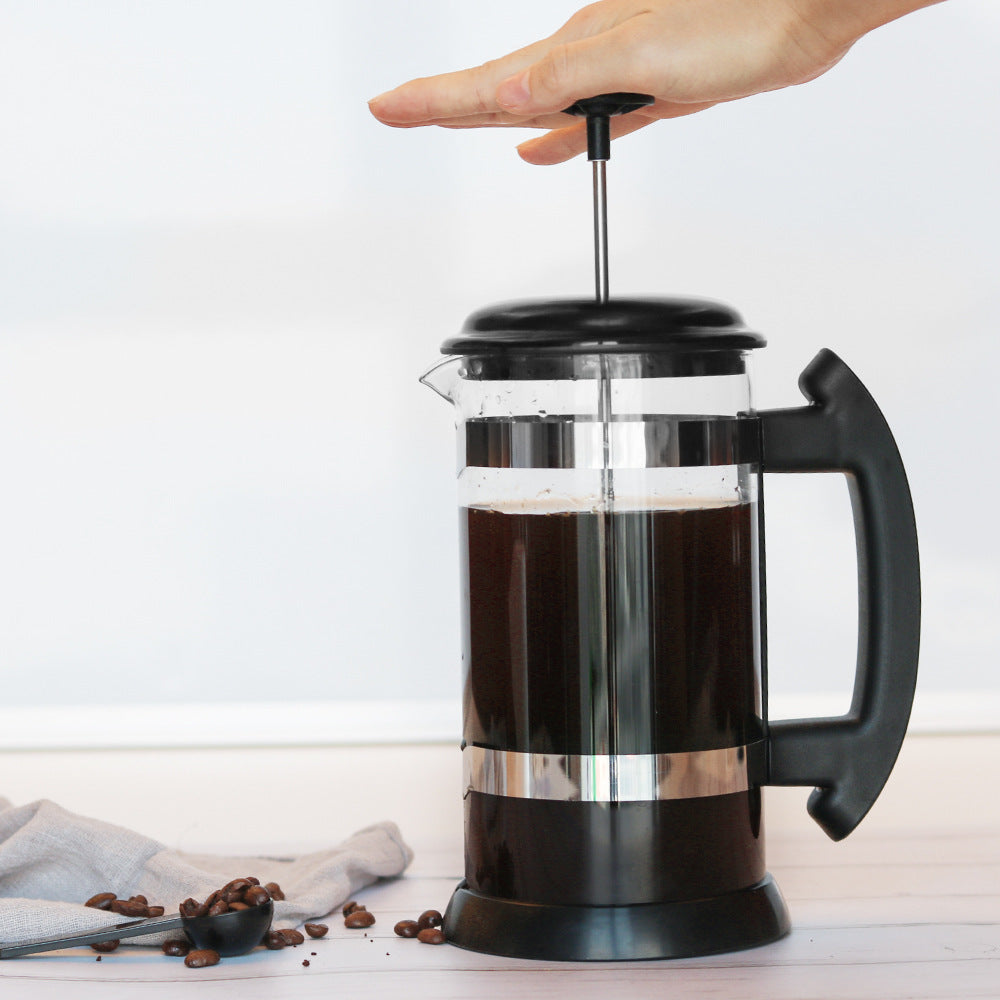 French Press 1000ML Glass Coffee Pot