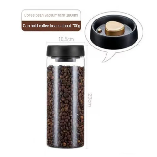 Coffee Bean Storage Container with Airtight Sealable Lid