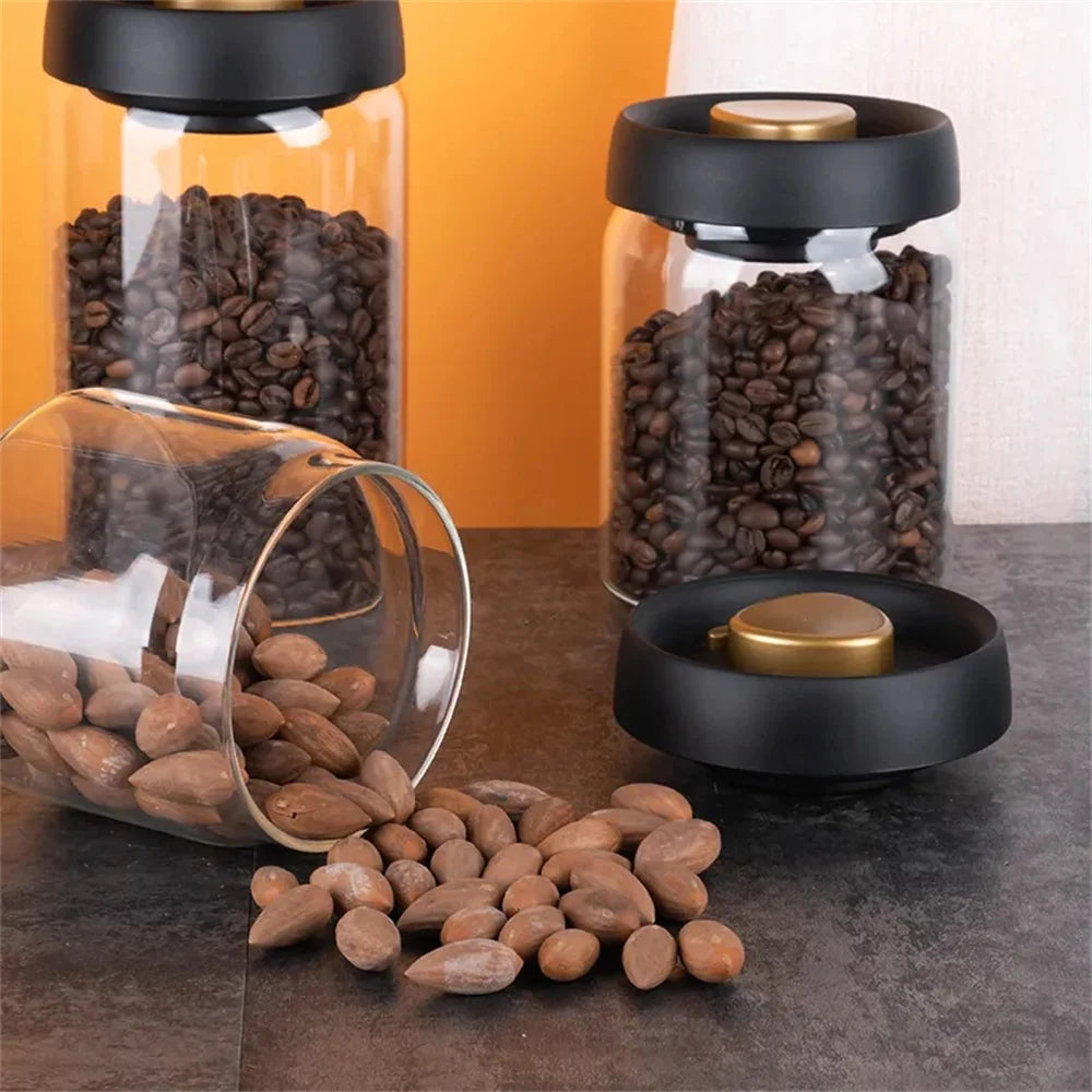 Coffee Bean Storage Container with Airtight Sealable Lid
