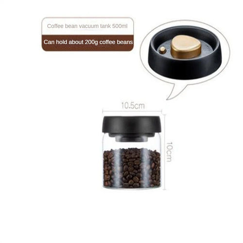 Coffee Bean Storage Container with Airtight Sealable Lid