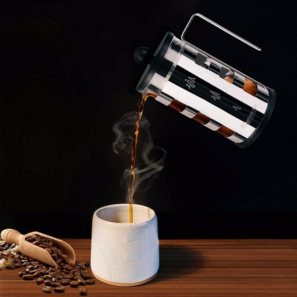 Stainless Steel 600ml French Press Coffee Maker