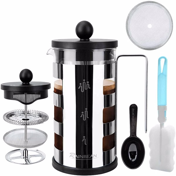 Stainless Steel 600ml French Press Coffee Maker